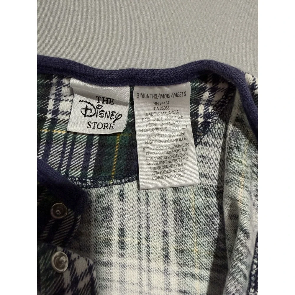 RARE Vintage Disney flannel 101 Dalmations baby jumpsuit, 3‎ months